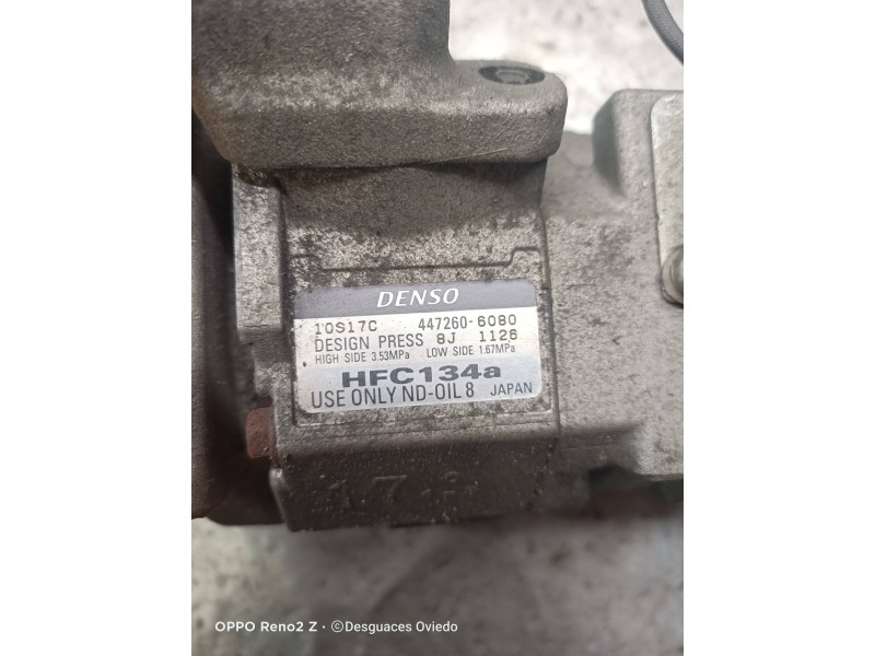 Recambio de compresor aire acondicionado para honda accord berlina (cl/cn) 2.2i ctdi executive referencia OEM IAM HFC134A 10S17C