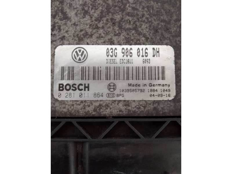 Recambio de centralita motor uce para seat altea (5p1) reference referencia OEM IAM 0281011864 03G906016DH EDC16U1