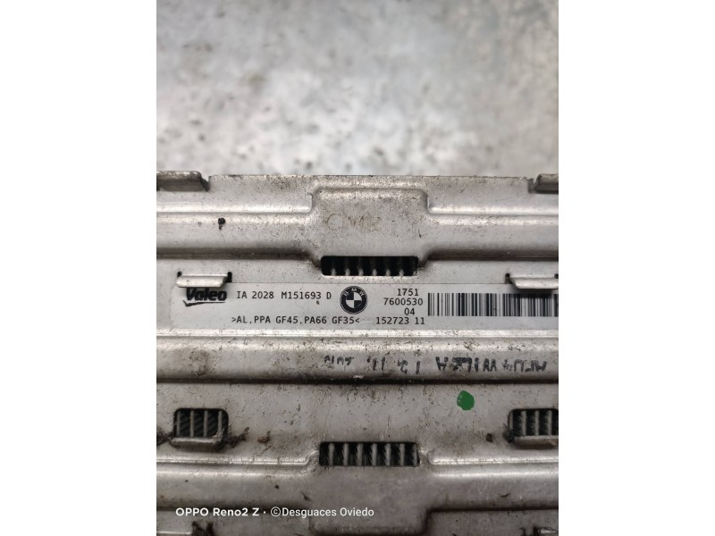 Recambio de intercooler para bmw serie 3 gran turismo (f34) 318d referencia OEM IAM 7600530 15272311 