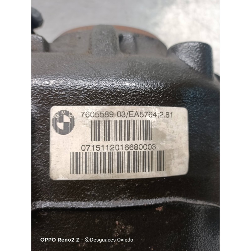Recambio de diferencial trasero para bmw serie 3 gran turismo (f34) 318d referencia OEM IAM 7605589 764158002 2.81