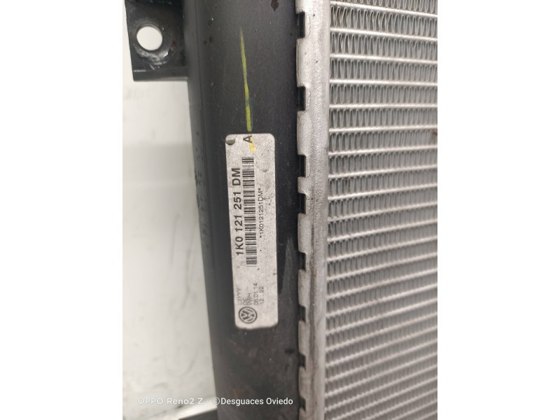Recambio de radiador agua para volkswagen caddy ka/kb (2c) combi bluemotion referencia OEM IAM 1K0121251DM  