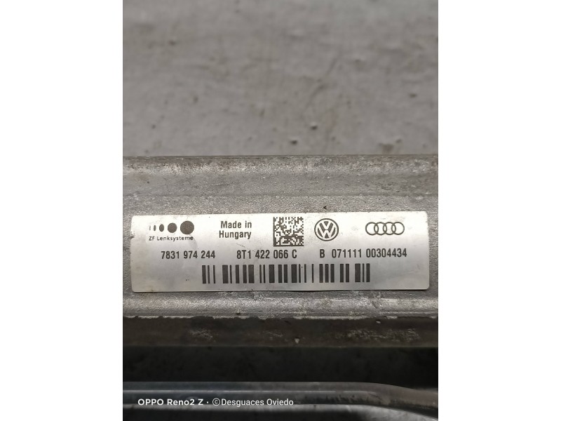 Recambio de cremallera direccion para audi a4 ber. (b8) s line sportpaket / plus referencia OEM IAM 8T1422066C 7831974244 