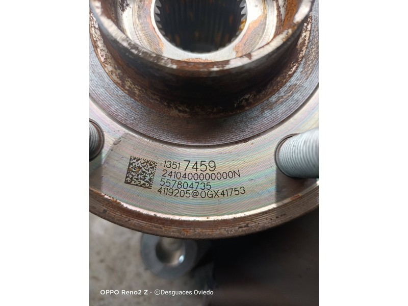 Recambio de mangueta delantera izquierda para opel astra k lim. 5türig 1.2 referencia OEM IAM 13517459  