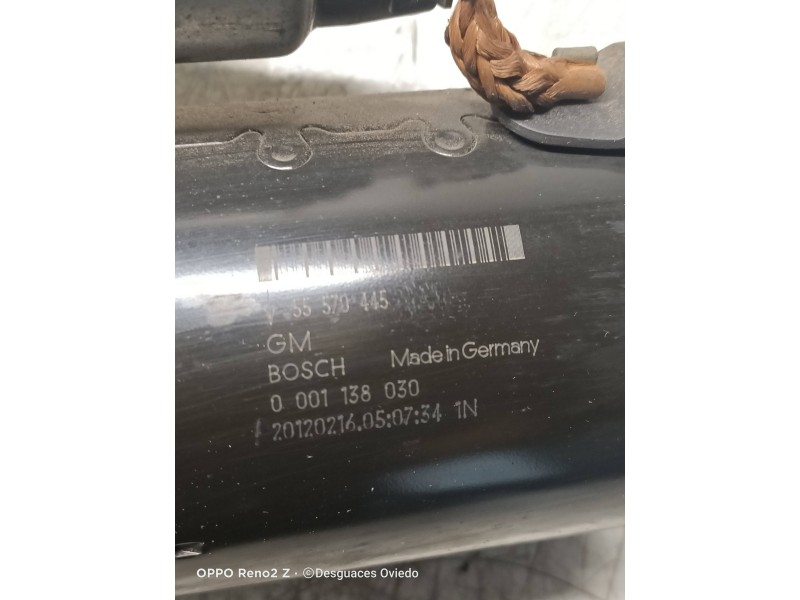 Recambio de motor arranque para chevrolet aveo berlina hatchback lt referencia OEM IAM 0001138030 55570445 
