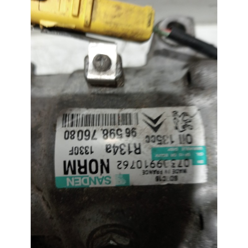 Recambio de compresor aire acondicionado para citroen c4 grand picasso exclusive referencia OEM IAM SD7C16 1330F 9659876080