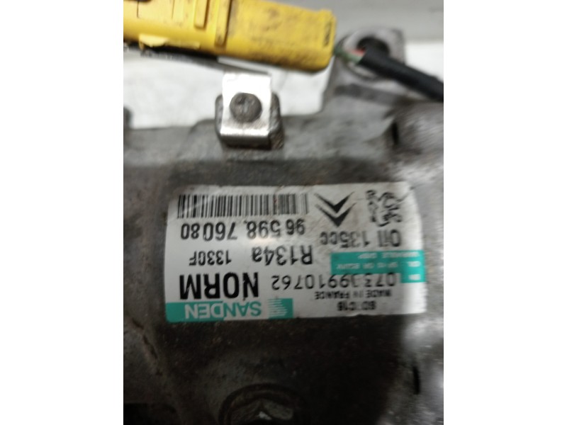 Recambio de compresor aire acondicionado para citroen c4 grand picasso exclusive referencia OEM IAM SD7C16 1330F 9659876080