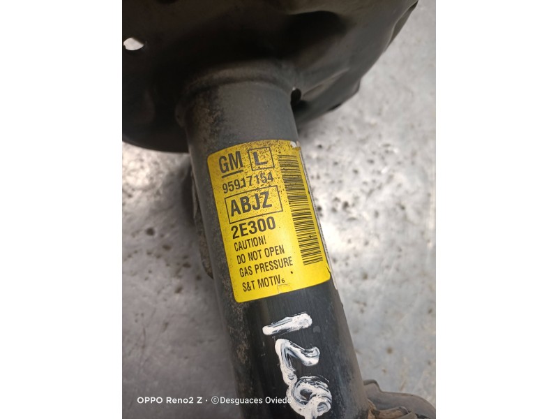 Recambio de amortiguador delantero izquierdo para chevrolet aveo berlina hatchback lt referencia OEM IAM 95917154  
