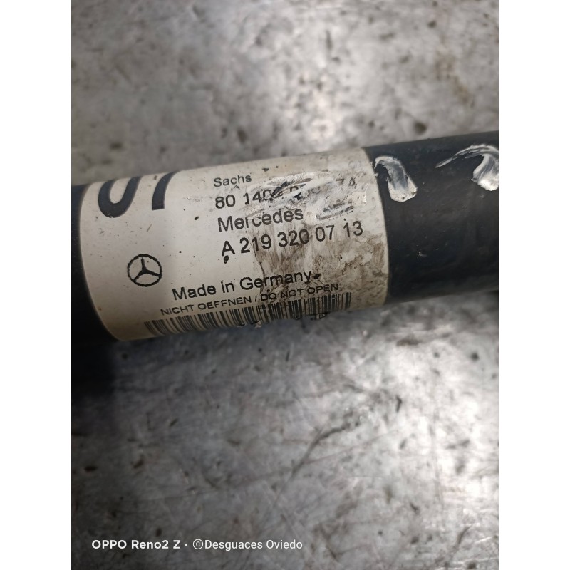 Recambio de amortiguador delantero izquierdo para mercedes clase cls (w219) 350 cgi (219.357) referencia OEM IAM A2193200713  