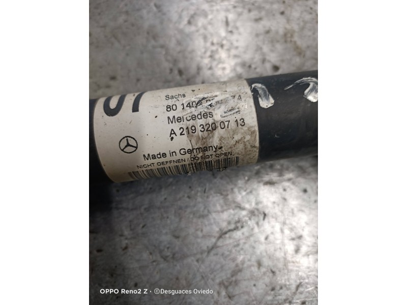 Recambio de amortiguador delantero izquierdo para mercedes clase cls (w219) 350 cgi (219.357) referencia OEM IAM A2193200713  