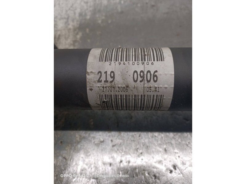 Recambio de transmision central para mercedes clase cls (w219) 350 cgi (219.357) referencia OEM IAM 2190906  