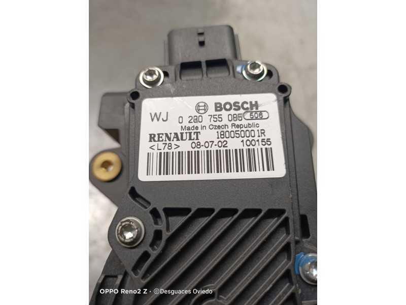 Recambio de potenciometro pedal para renault laguna coupe initiale referencia OEM IAM 0280755085 180050001R 