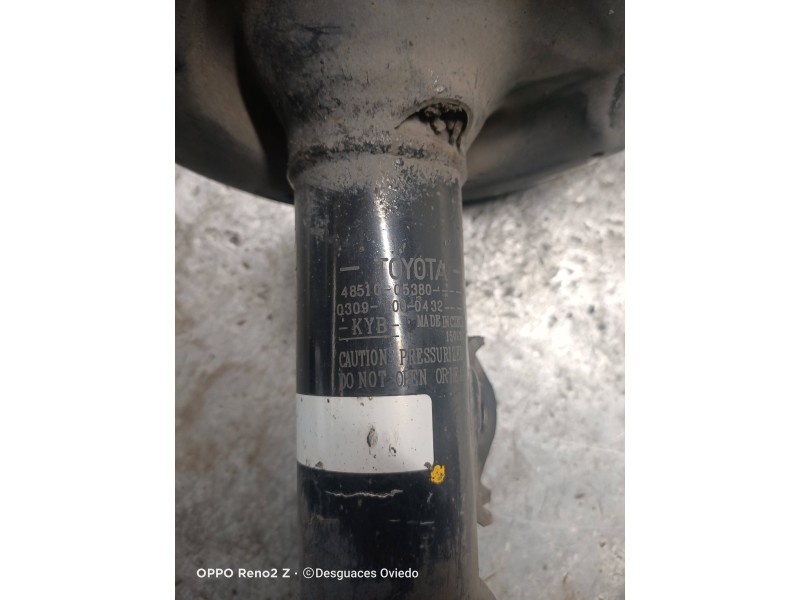 Recambio de amortiguador delantero derecho para toyota avensis advance referencia OEM IAM 4851005380 03091000432 