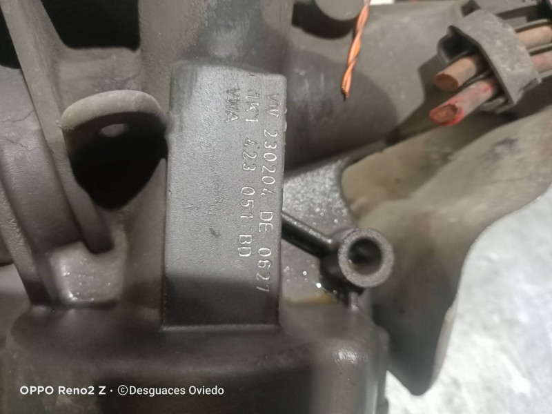 Recambio de cremallera direccion para volkswagen touran (1t1) highline referencia OEM IAM 1K1423051BD  