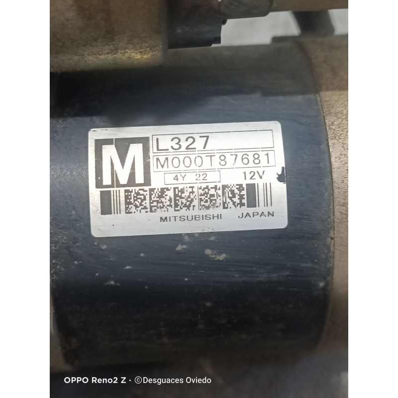 Recambio de motor arranque para mazda 6 berlina (gg) 2.3 sportive (4-ptas.) referencia OEM IAM M000T87681  