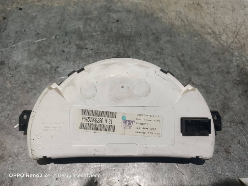 Recambio de cuadro instrumentos para citroen c3 1.4 hdi sx plus referencia OEM IAM P9652008280H 216755971 