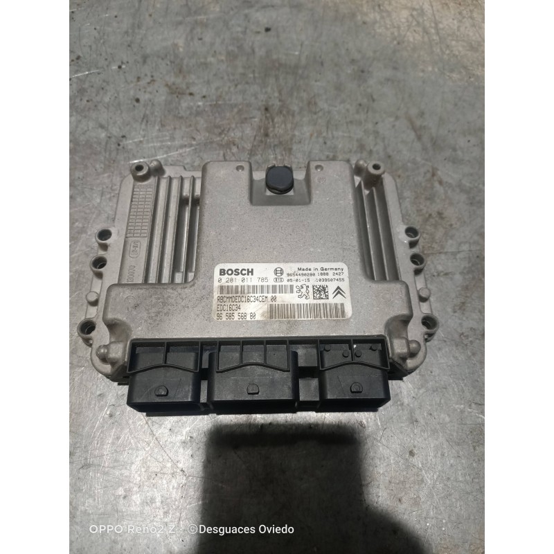 Recambio de centralita motor uce para citroen c3 1.4 hdi sx plus referencia OEM IAM 0281011785 9658556880 