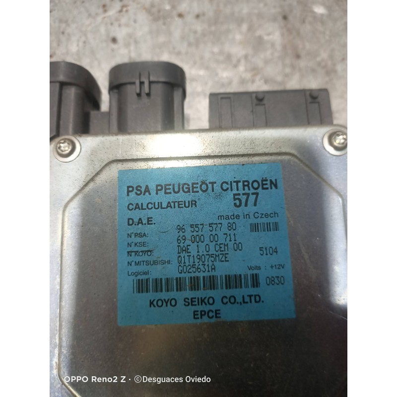 Recambio de centralita direccion para citroen c3 1.4 hdi sx plus referencia OEM IAM 9655757780 Q1T19075MZE 