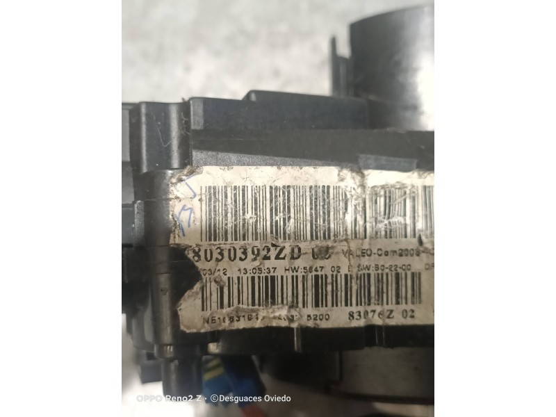 Recambio de mando luces para peugeot 208 1.4 hdi fap referencia OEM IAM 98030392ZD  