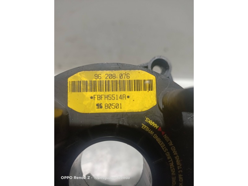 Recambio de anillo airbag para daewoo nexia gl referencia OEM IAM 96208076  