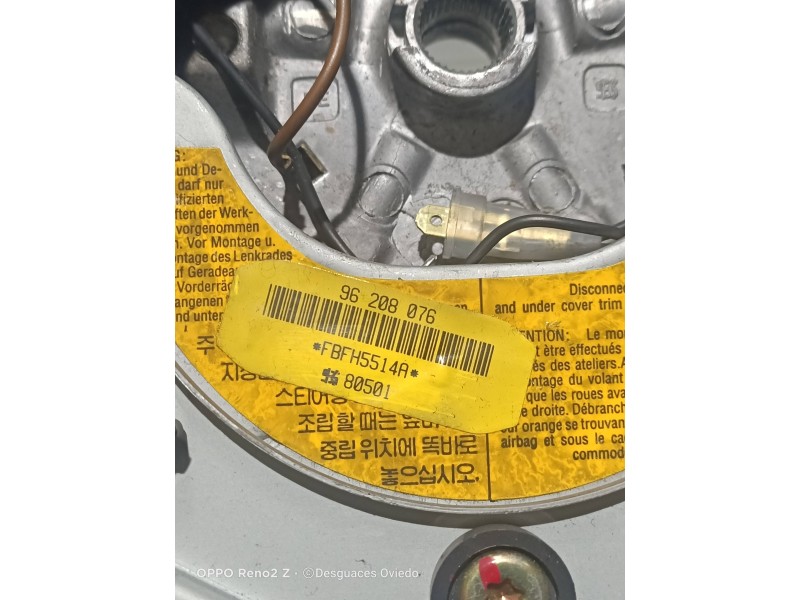 Recambio de volante para daewoo nexia gl referencia OEM IAM 96208076  