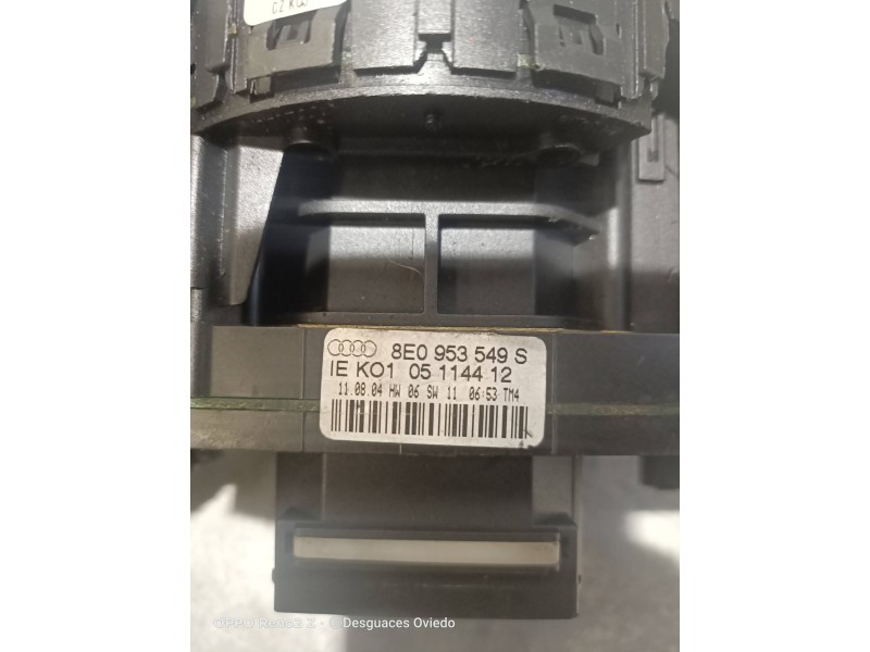 Recambio de mando luces para audi a4 berlina (8e) 1.9 tdi (96kw) referencia OEM IAM 8E0953549S  