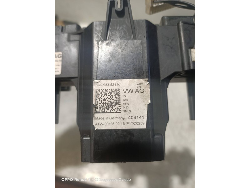 Recambio de mando luces para volkswagen golf vii variant (bv5) advance bmt referencia OEM IAM 5Q0953521K 5Q0953502M 