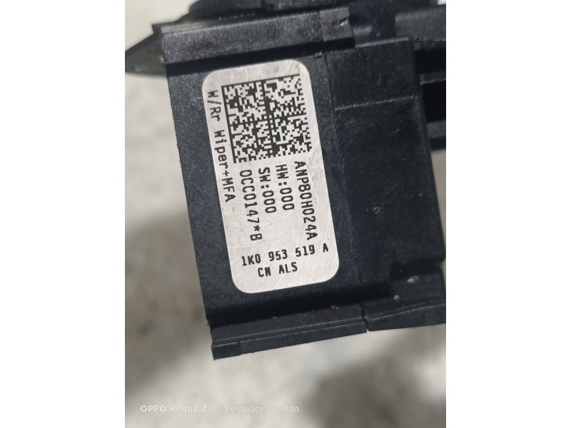 Recambio de mando limpia para seat leon (1p1) stylance / style referencia OEM IAM 1K0953519A  