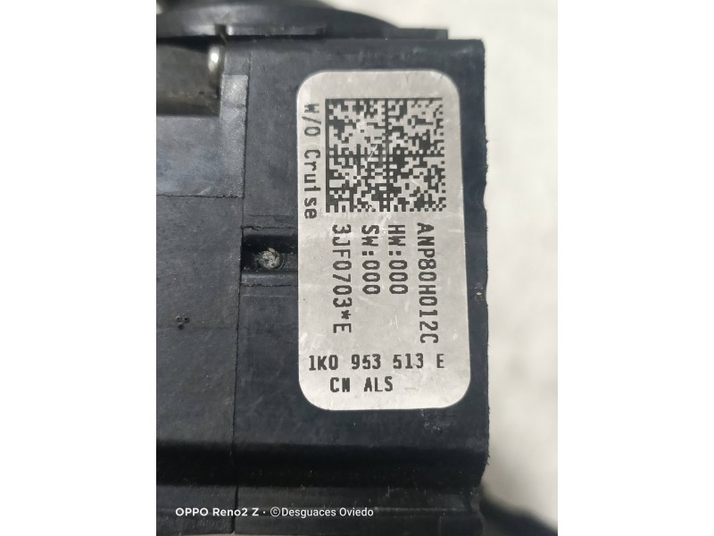 Recambio de mando luces para seat toledo (5p2) 1.6 referencia OEM IAM 1K0953513E  