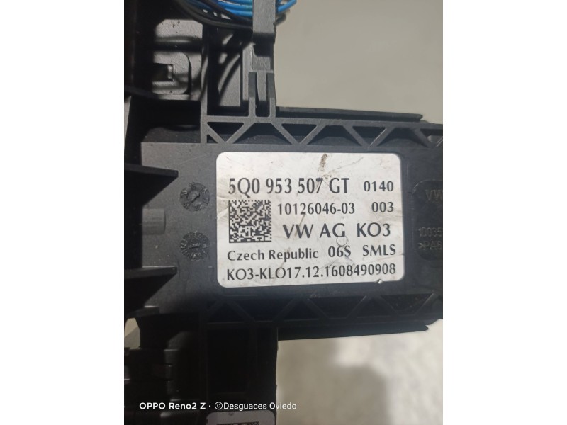 Recambio de mando luces para seat leon (5f1) style referencia OEM IAM 5Q0953507GT 5Q0953513AE 