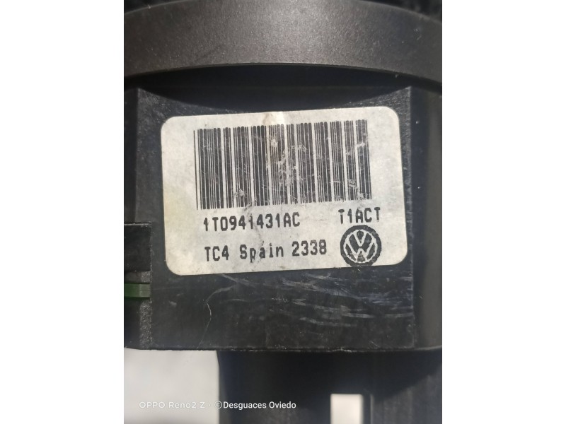 Recambio de mando luces para volkswagen touran (1t1) 1.9 tdi referencia OEM IAM 1T0941431AC   Recambio de mando luces para volkswagen touran (1t1) 1.9 tdi referencia OEM IAM 1T0941431AC