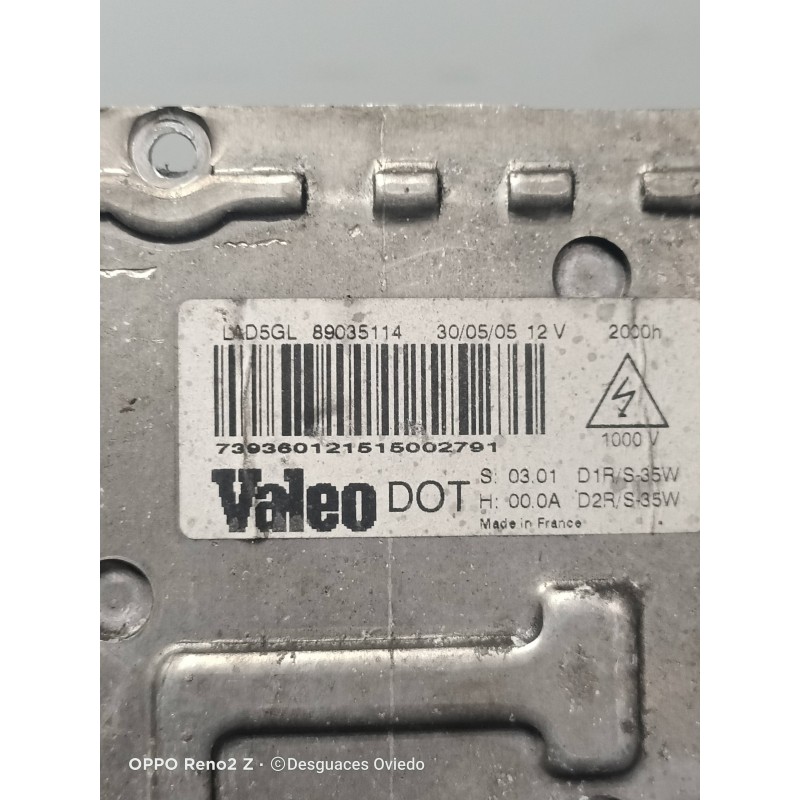 Recambio de centralita faros xenon para citroen c4 berlina 1.6 hdi cat (9hy / dv6ted4) referencia OEM IAM   