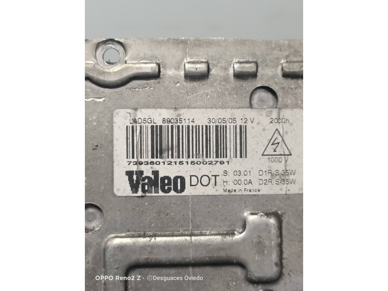 Recambio de centralita faros xenon para citroen c4 berlina 1.6 hdi cat (9hy / dv6ted4) referencia OEM IAM   