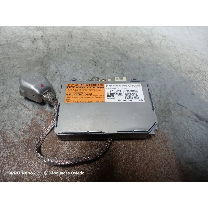 Recambio de centralita faros xenon para renault vel satis (bj0) 2.0 dci diesel fap referencia OEM IAM 8200051260 3900016170 