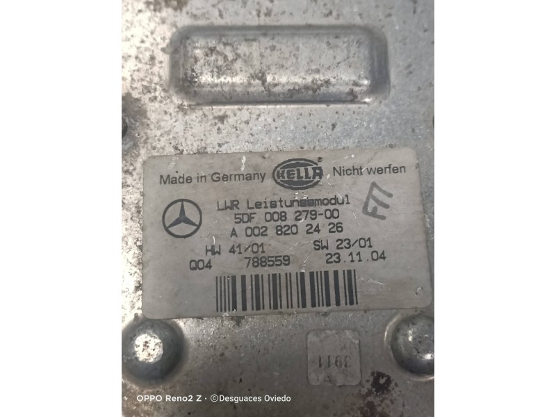 Recambio de centralita faros xenon para mercedes clase e (w211) berlina e 220 cdi (211.006) referencia OEM IAM A0028202426 5DF00 Recambio de centralita faros xenon para mercedes clase e (w211) berlina e 220 cdi (211.006) referencia OEM IAM A0028202426 5DF00