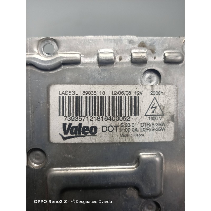 Recambio de centralita faros xenon para renault laguna ii (bg0) confort dynamique referencia OEM IAM 89035113 73160087J 73010157 Recambio de centralita faros xenon para renault laguna ii (bg0) confort dynamique referencia OEM IAM 89035113 73160087J 73010157