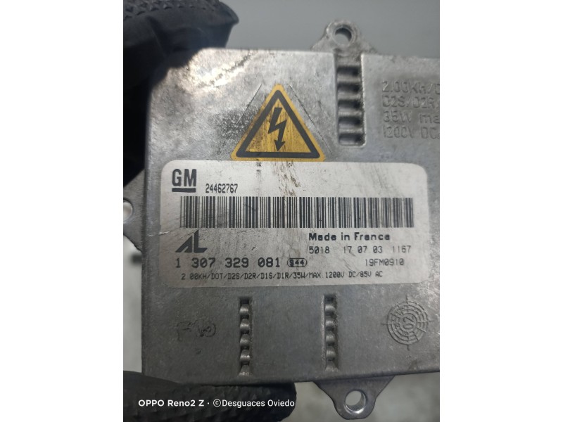 Recambio de centralita faros xenon para opel zafira a elegance referencia OEM IAM 1307329081 58181707031167 