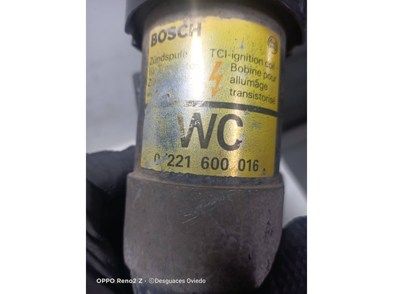 Recambio de bobina encendido para opel kadett e 1.4 cat (2h6) referencia OEM IAM 0221600016  