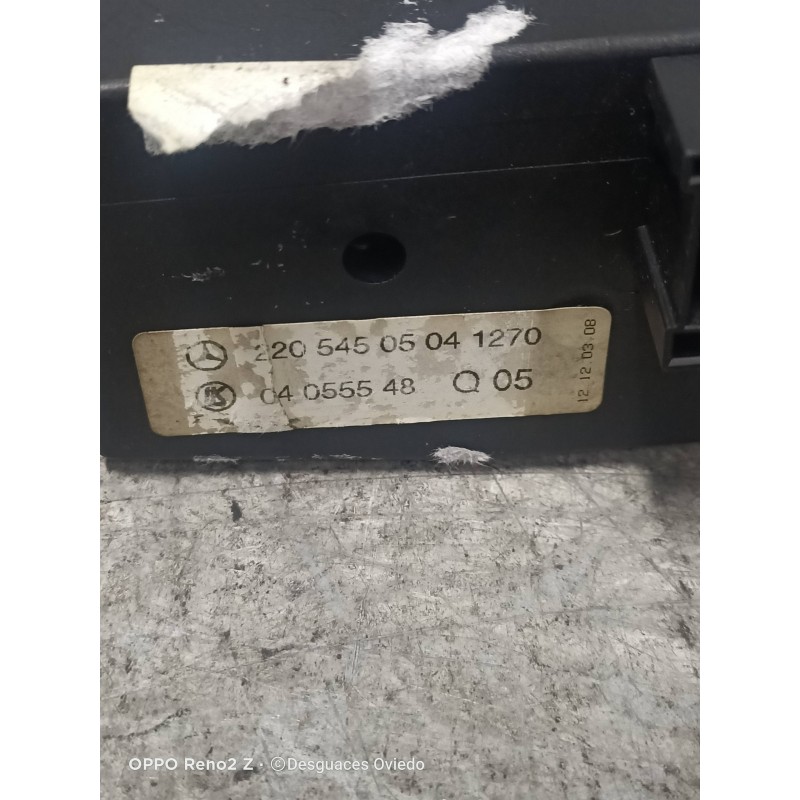 Recambio de mando luces para mercedes clase s (w220) berlina 3.2 cdi cat referencia OEM IAM 22054505041270 04055548 