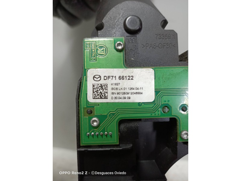Recambio de mando luces para mazda 2 lim. (de) 1.6 crtd active + (5-ptas.) (66kw) referencia OEM IAM DF7166122  