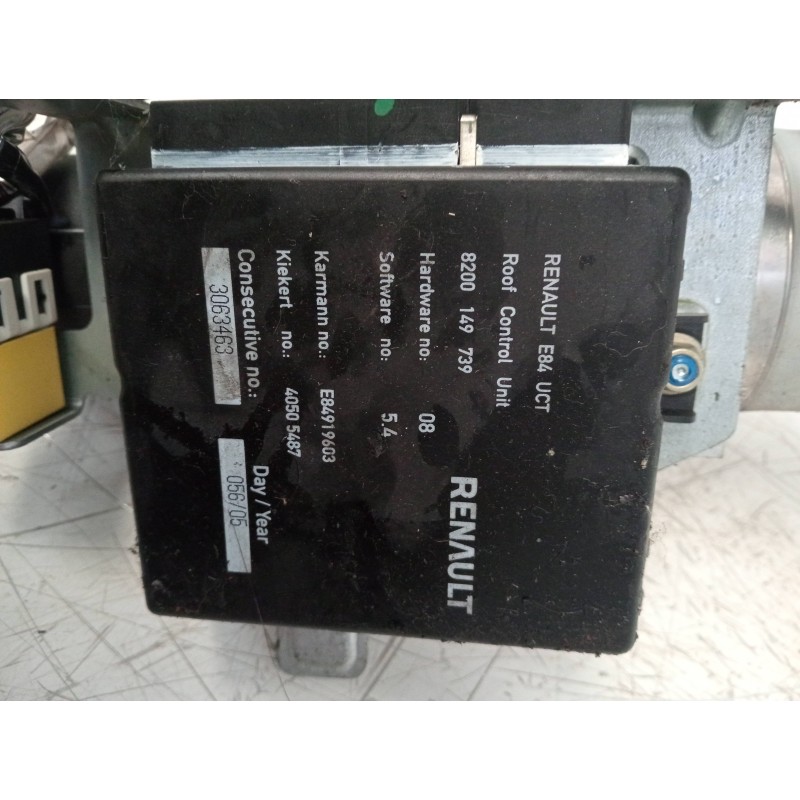 Recambio de motor techo electrico para renault megane ii coupe/cabrio confort authentique referencia OEM IAM 8200149739  