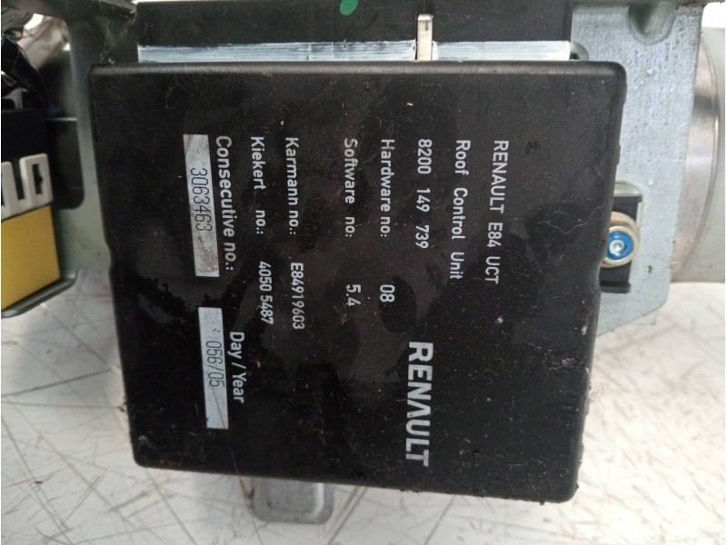 Recambio de motor techo electrico para renault megane ii coupe/cabrio confort authentique referencia OEM IAM 8200149739  