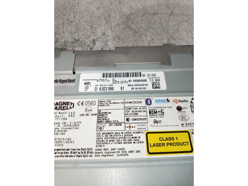 Recambio de sistema navegacion gps para bmw serie 3 gran turismo (f34) 318d referencia OEM IAM 682208601  