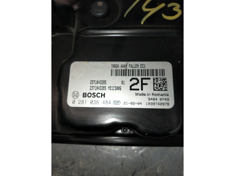 Recambio de centralita motor uce para renault express referencia OEM IAM 0281036484 237104328S ME1CS006