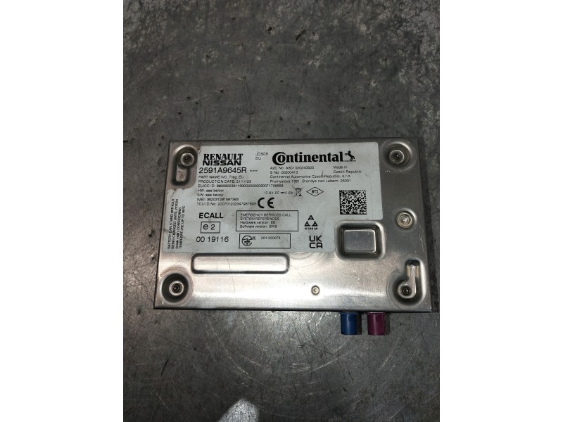 Recambio de modulo electronico para renault express referencia OEM IAM 2591A9645R  