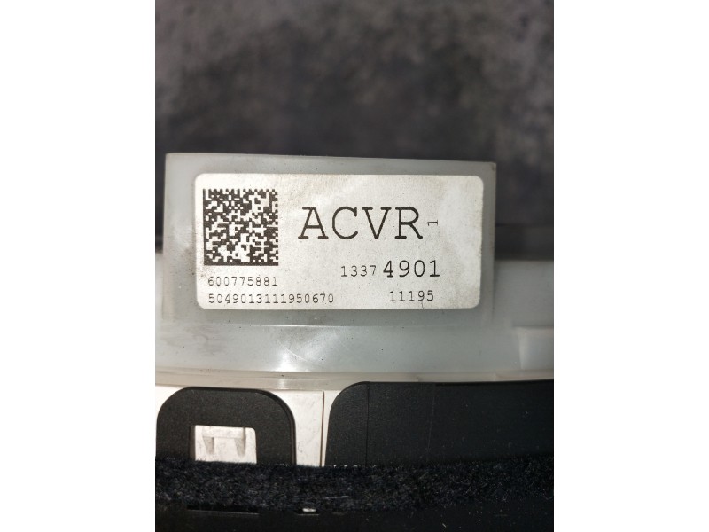 Recambio de cuadro instrumentos para opel astra j lim. enjoy referencia OEM IAM 13374901 600775881 