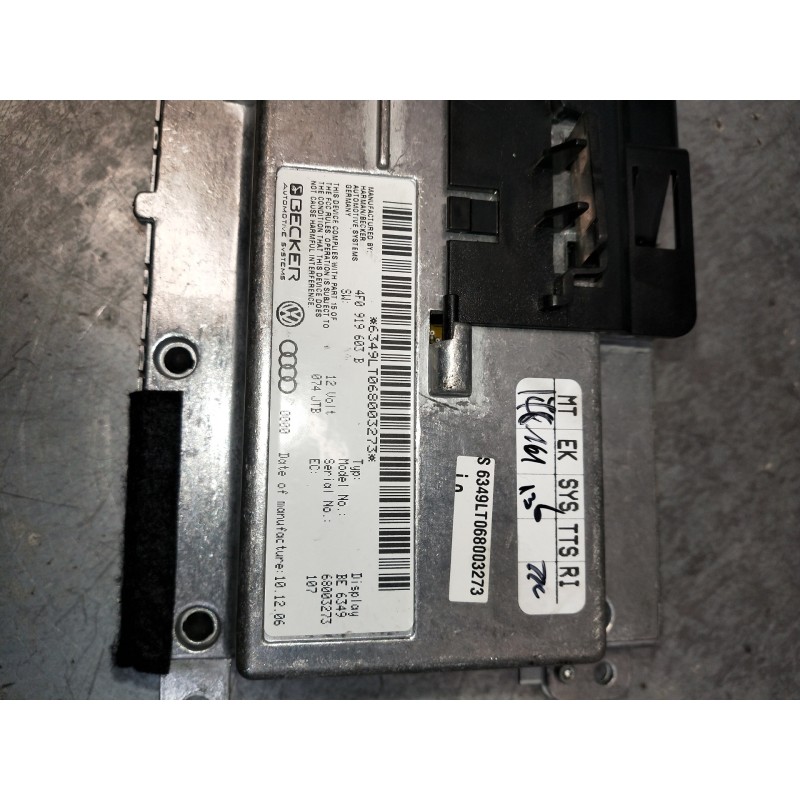 Recambio de pantalla multifuncion para audi a6 berlina (4f2) 2.0 tfsi referencia OEM IAM 4F0919603B  