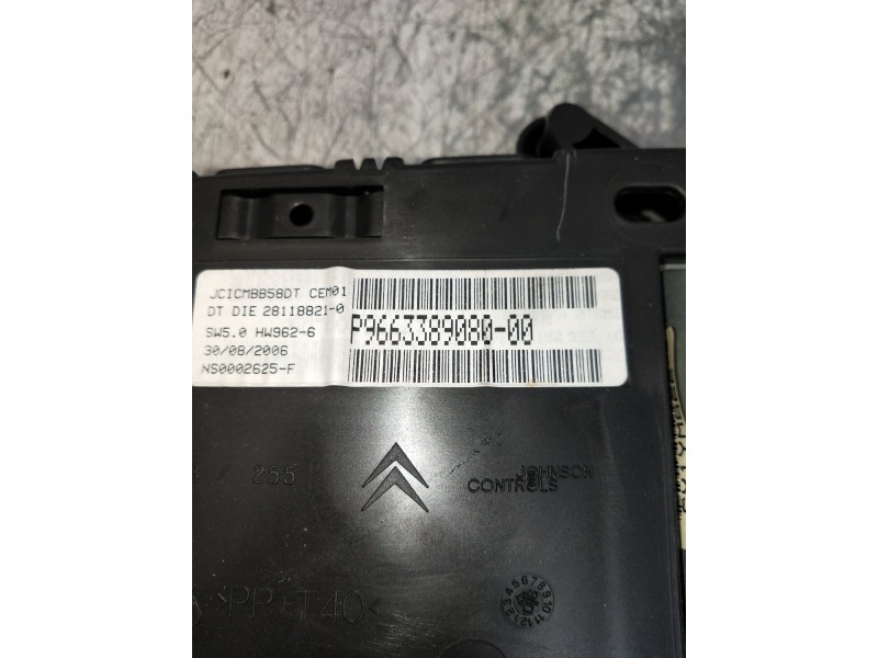 Recambio de cuadro instrumentos para citroen c4 grand picasso exclusive referencia OEM IAM P9663389080  