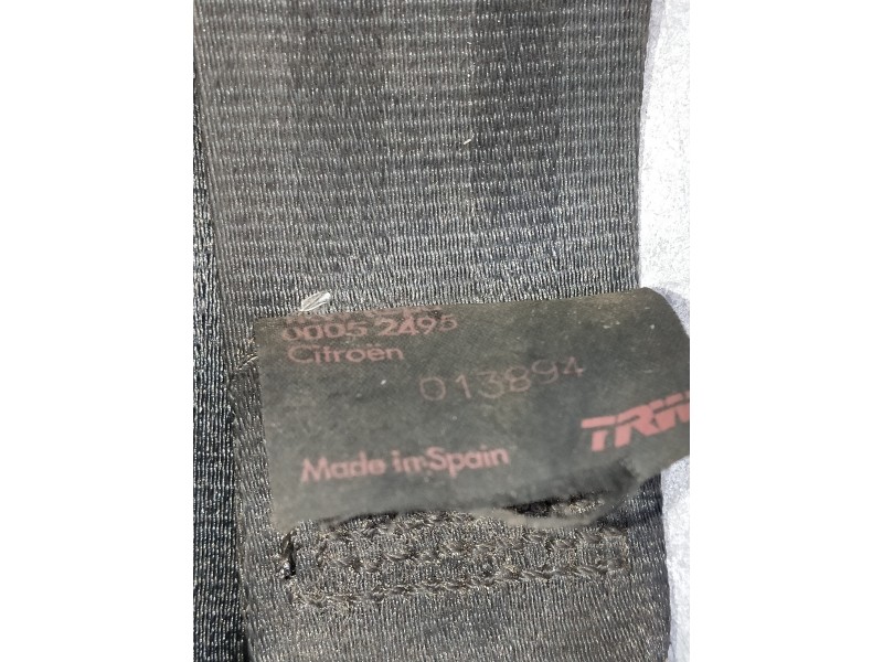 Recambio de juego cinturones trasero para citroen zx 1.9 diesel referencia OEM IAM 0052495 013894 3P