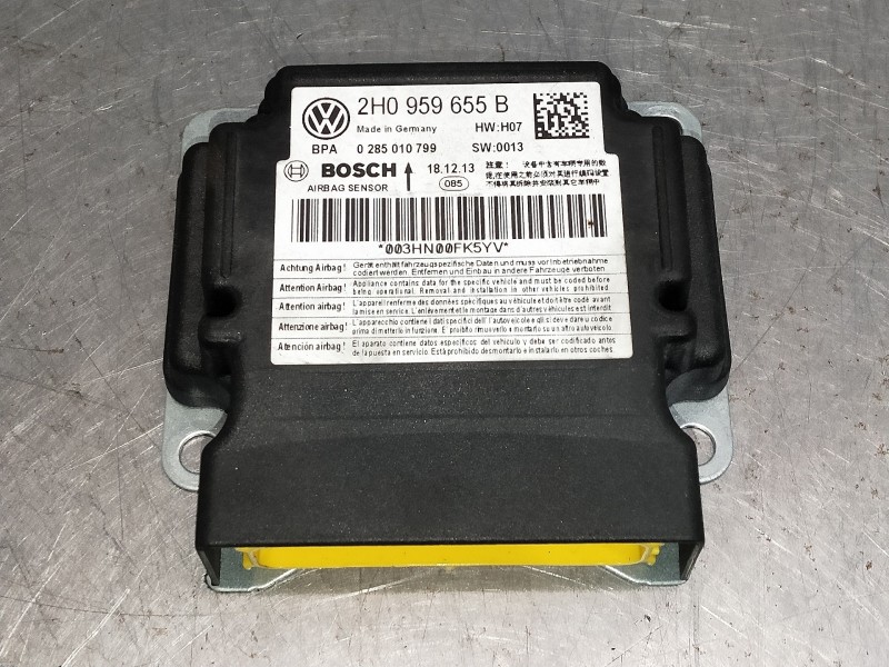Recambio de centralita airbag para volkswagen caddy ka/kb (2c) combi bluemotion referencia OEM IAM 2H0959655B 0285010799 