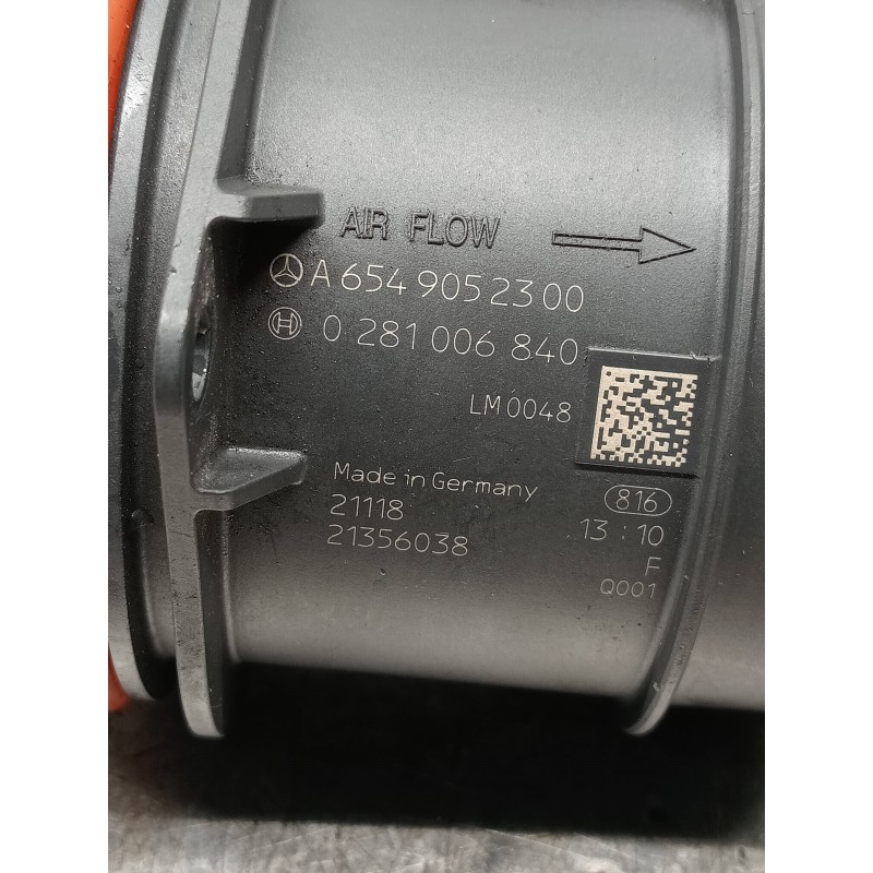 Recambio de caudalimetro para mercedes clase a (bm 177) a 200 d (177.012) referencia OEM IAM 0281006840 A6549052300 